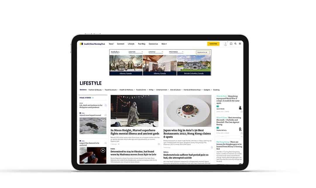 Sotheby’s forms media partnership with South China Morning Post
