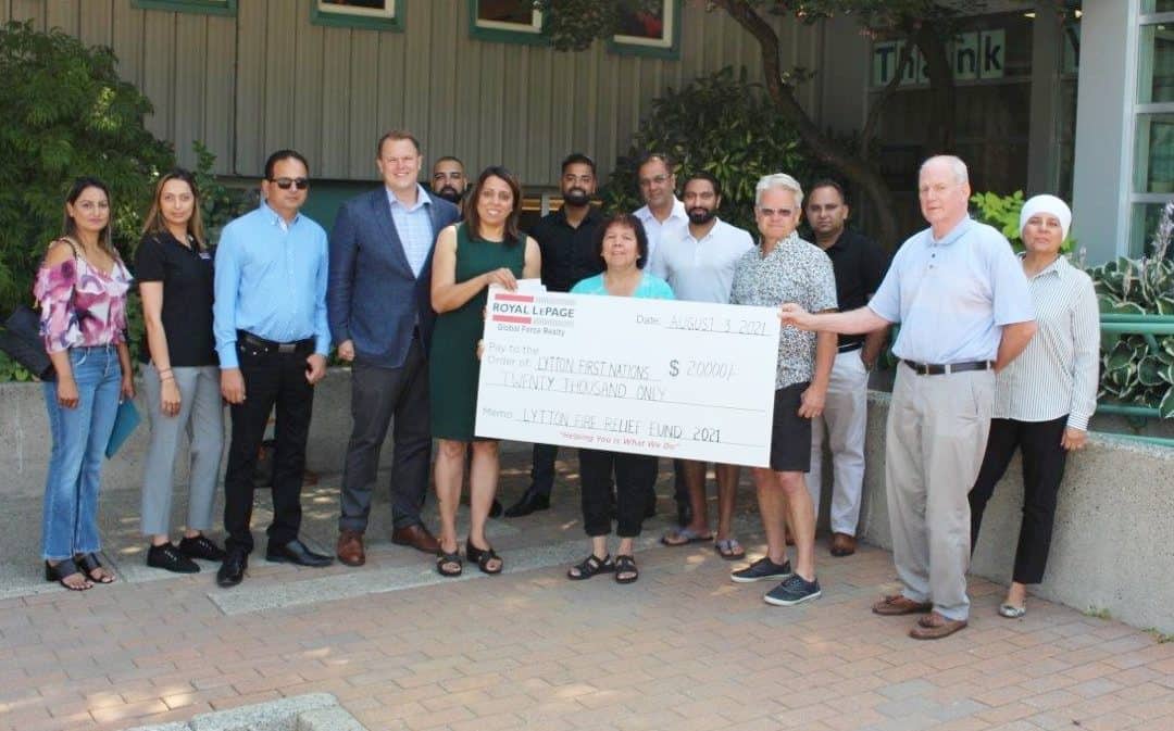 Royal LePage Global Force Realty supports Lytton First Nation