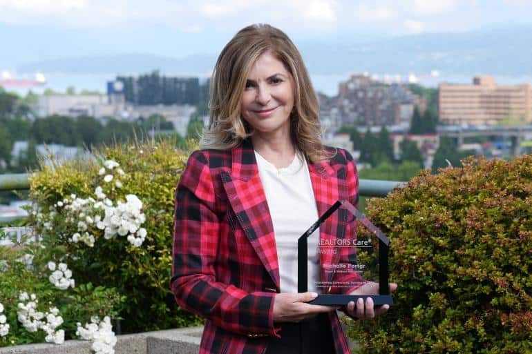 Vancouver’s Michelle Porter honoured with Realtors Care Award