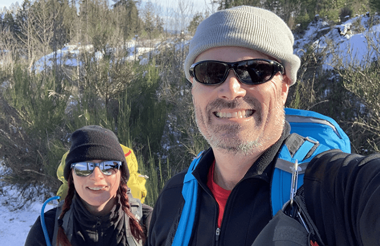 Laura and Ken Welte teach survival techniques for hikers