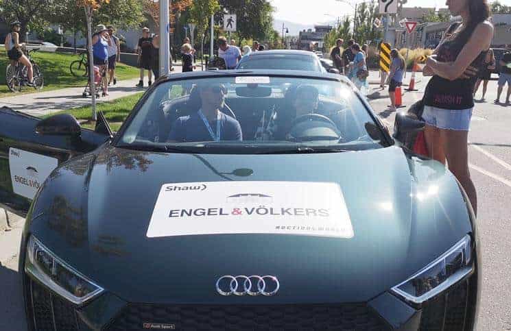 Shawn Anderson of Engel & Völkers Vancouver takes part in dream rally