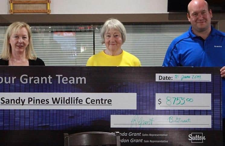 Sutton Group Masters Realty raises $8,755 for wildlife centre