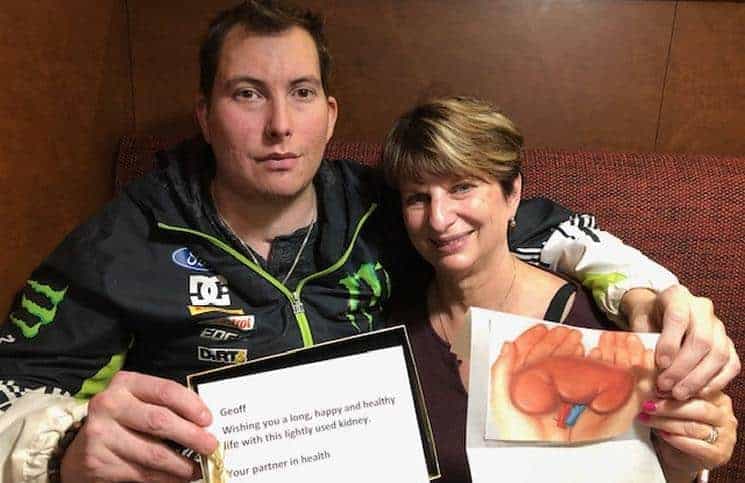 Debi Pearce donates a kidney to client’s son