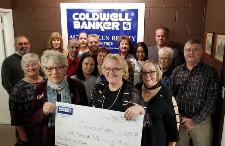 Coldwell Banker Action Plus Realty supports local girl for cell therapy