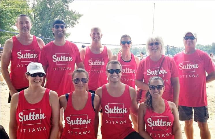 Sutton Group Premier Realty joins in charity volleyball tournament in Ottawa