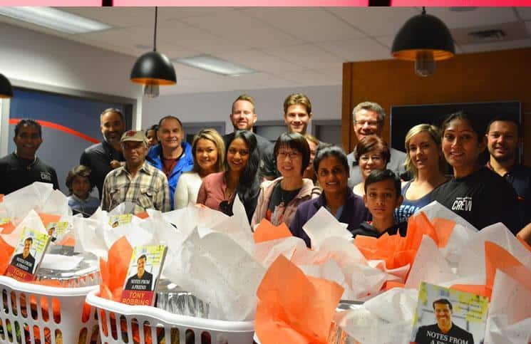 Surrey sales rep Nischal Ram and friends deliver Thanksgiving dinner to 515 people