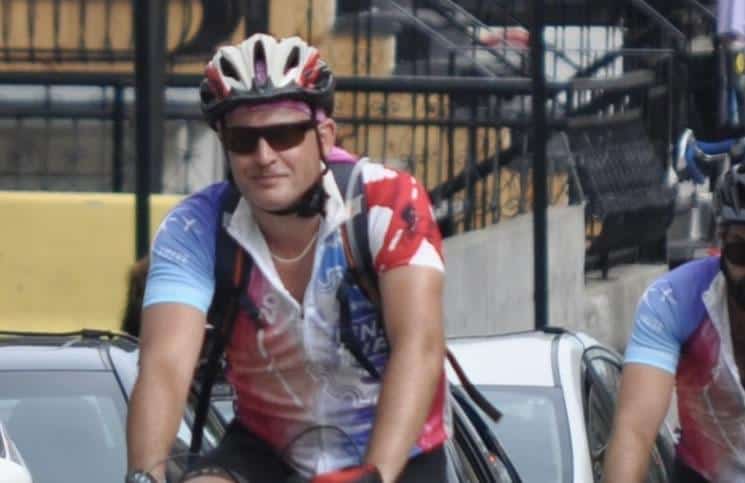 Richard Whittaker rides 600 km for People With AIDS Foundation