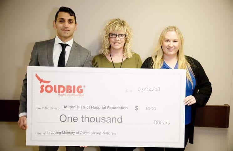 Soldbig Realty donates $1,000 in memory of “bicycle man” Oliver Harvey Pettigrew