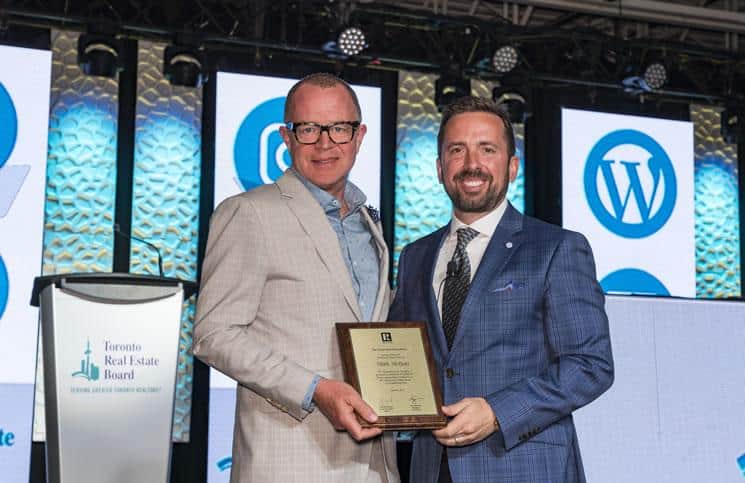 Toronto Real Estate Board awards honorary life award to past president Mark McLean