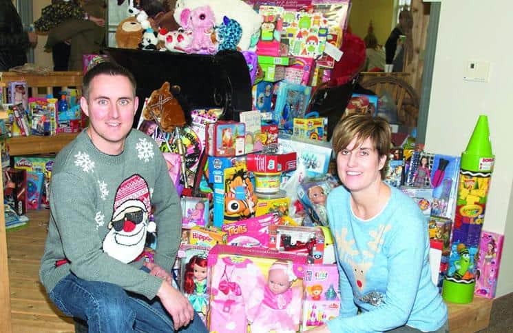 Coldwell Banker Peter Benninger Realty toy drive includes fire safety message