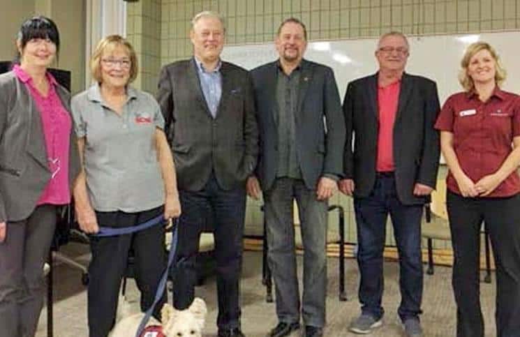 Association of Saskatchewan Realtors support therapy dogs