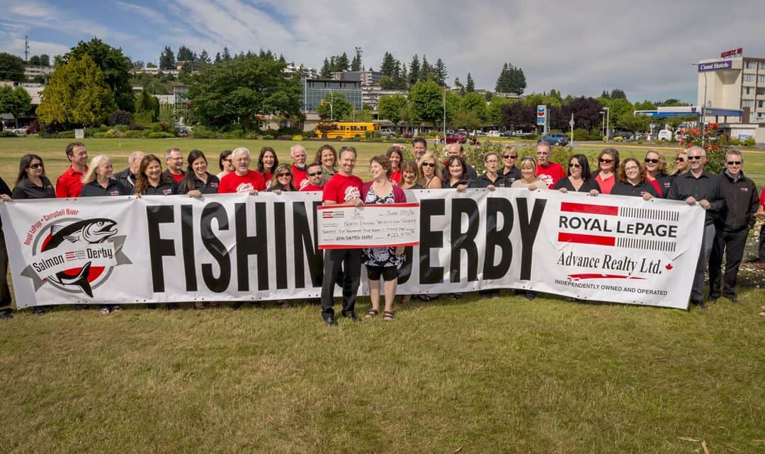 Royal LePage Advance holds Salmon Derby in Campbell River