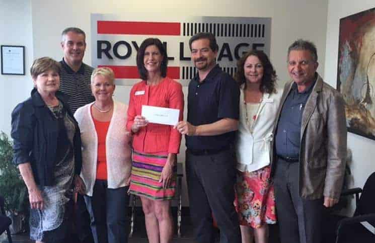 Royal LePage Kelowna raises $8,000 for shelter