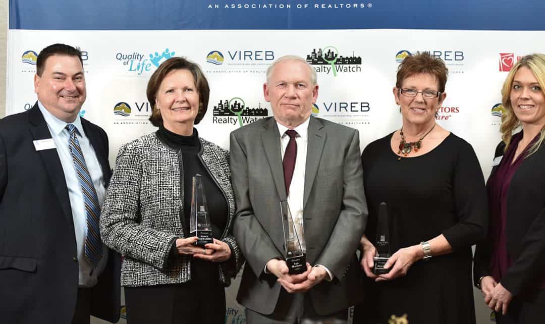 Four Vancouver Island Real Estate Board members honoured in Nanaimo