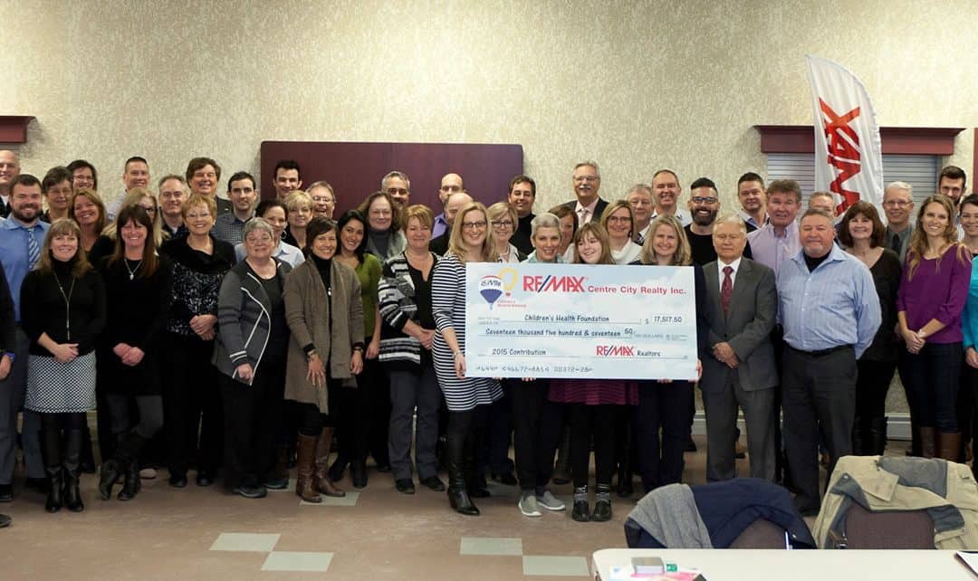 Re/Max Centre City donates $17,500 to London’s Children’s Hospital