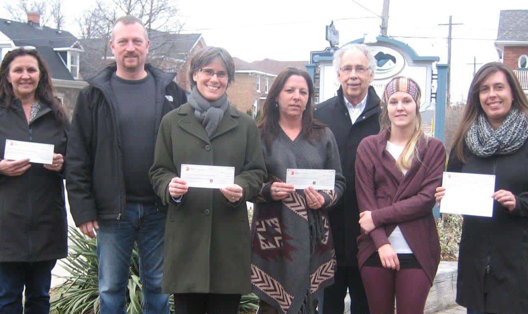 Southern Georgian Bay Association of Realtors presents cheques to local shelter charities