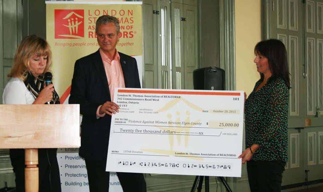 LSTAR donates $25,000 to Elgin County Women’s Shelter
