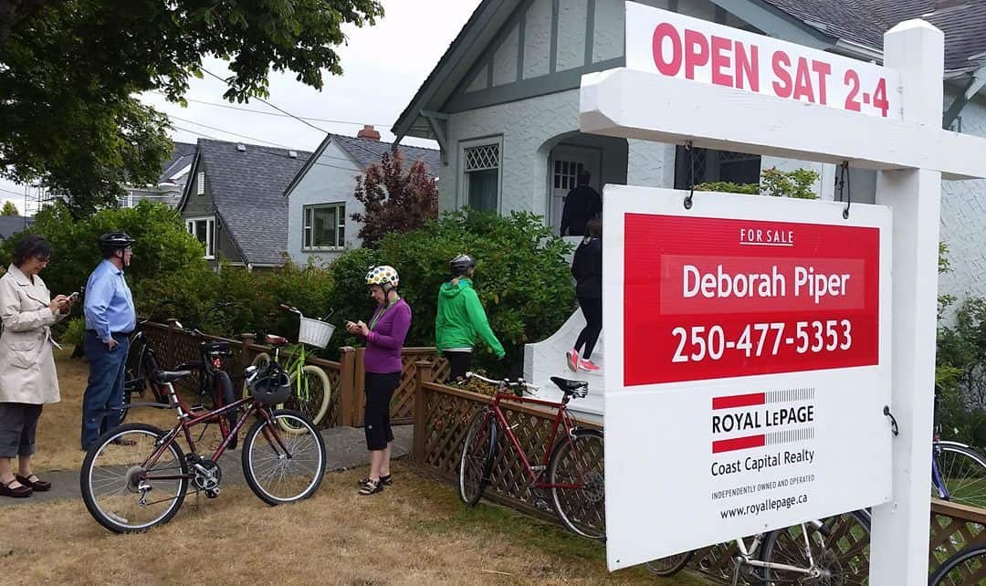 Royal LePage Coast Capital Realty sales reps take a two-wheel tour of homes