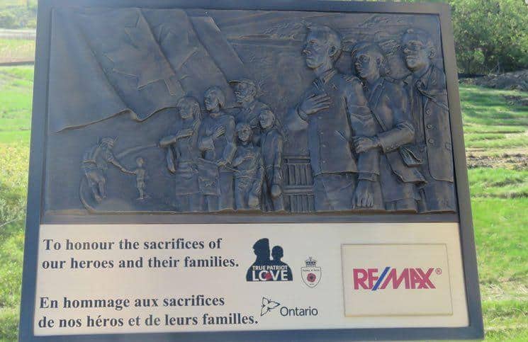 Re/Max Highway of Heroes bridge plaque honours fallen heroes