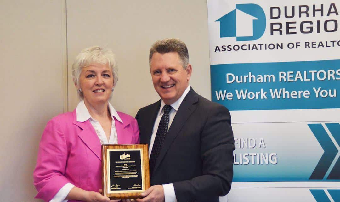 Durham Region Association of Realtors wins Political Action Committee award