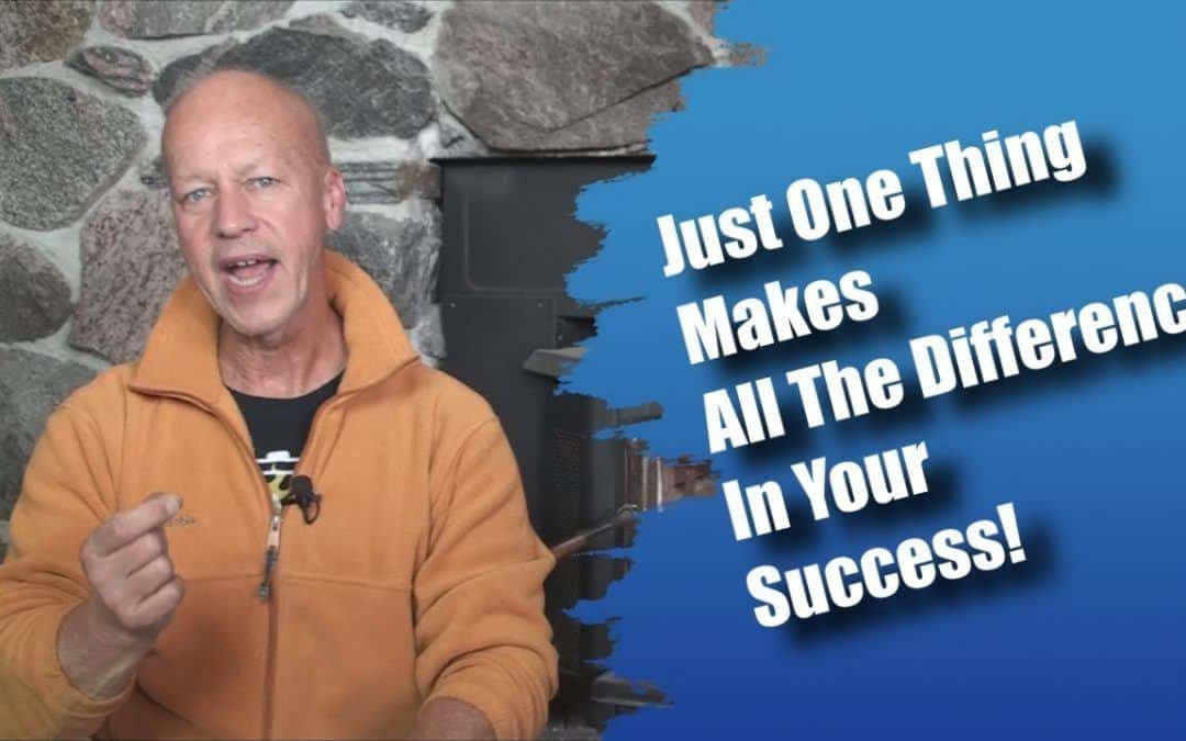 Just one thing makes the difference in your sales success