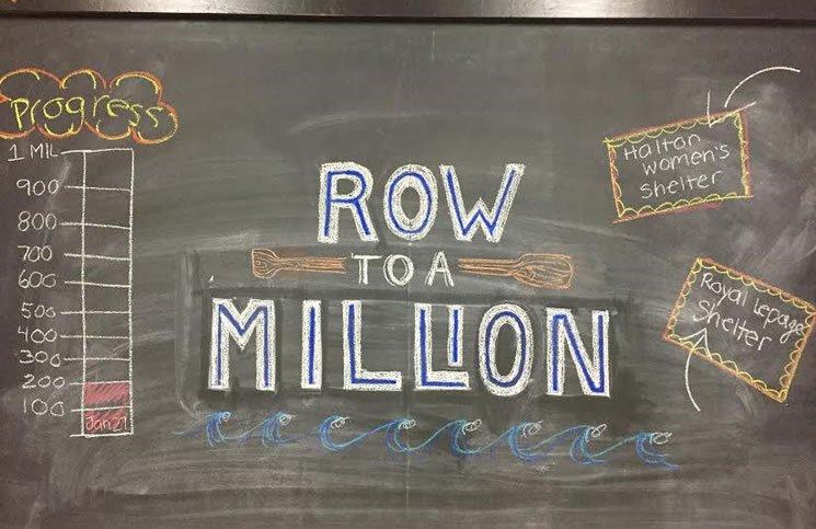 Sales rep Paolo Zulian hopes to row a million metres for shelter