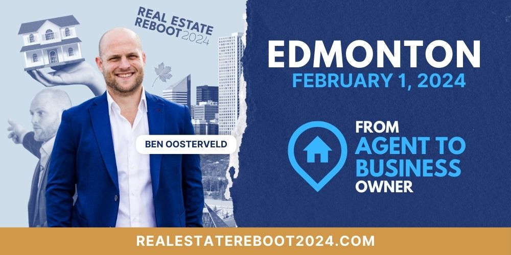 Transform your business with Ben Oosterveld’s ‘Real Estate Reboot Tour’ – scale up, stress down