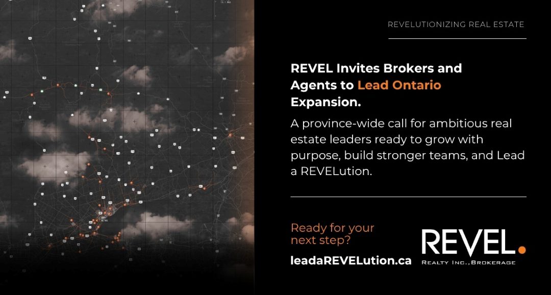 REVEL Realty invites brokers and agents to “lead the REVELution” across Ontario