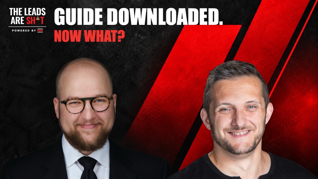 You got the download. Now earn the conversation.